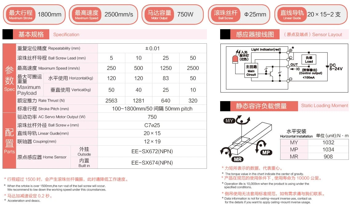 风琴罩丝杆模组